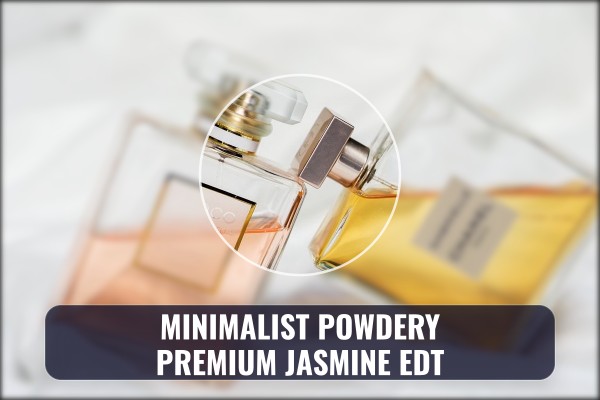 minimalist powdery premium jasmine edt